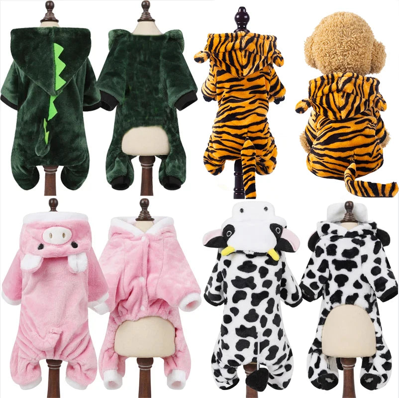 Soft Fleece Pet Hoodie for Small Dogs & Cats
