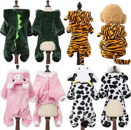 Soft Fleece Pet Hoodie for Small Dogs & Cats