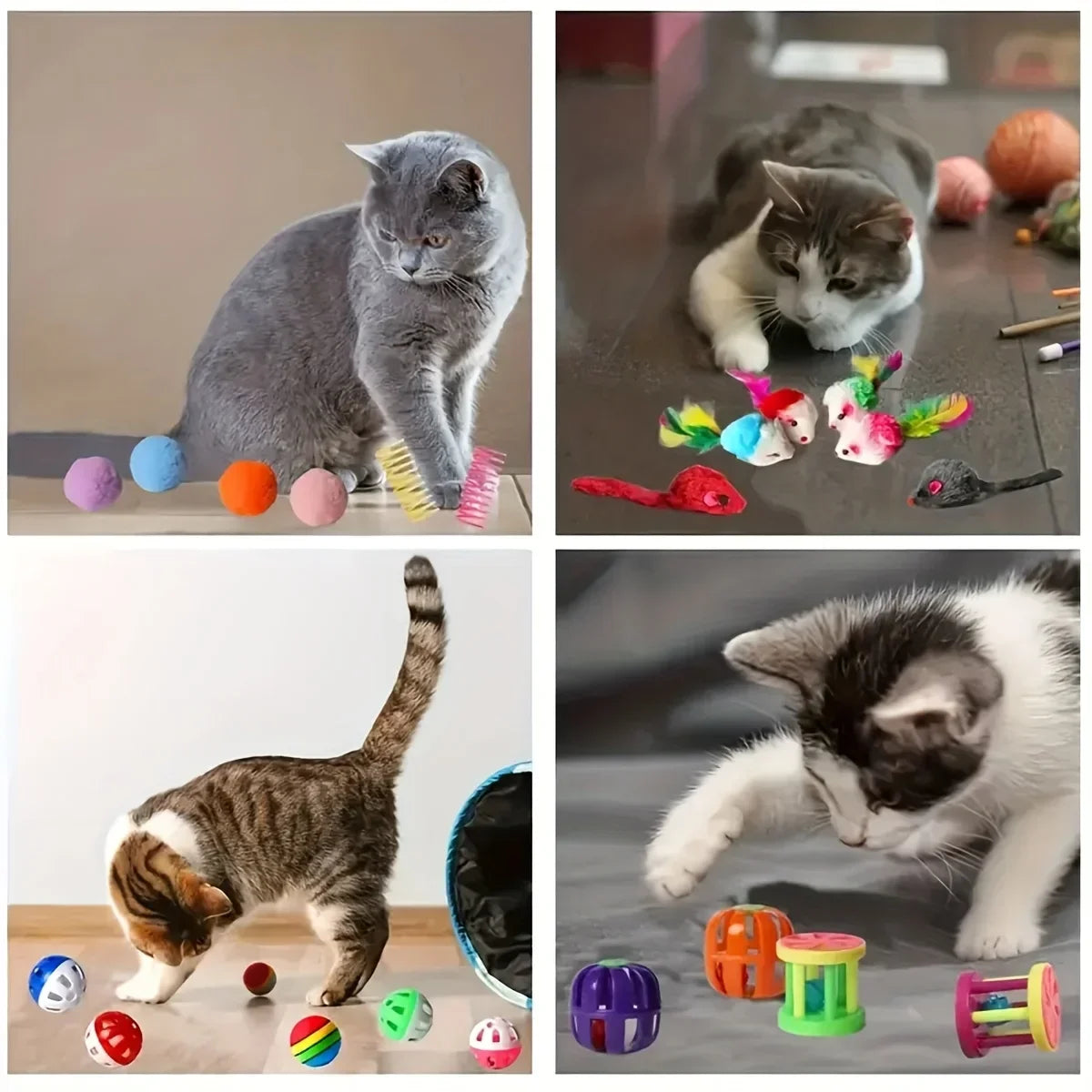 Mixed Pack Cat Toys (56/28/14 pcs)