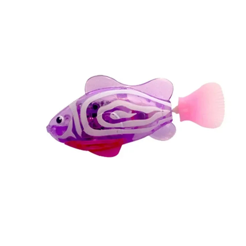 LED Inductive Swimming Robot Fish Cat Toy