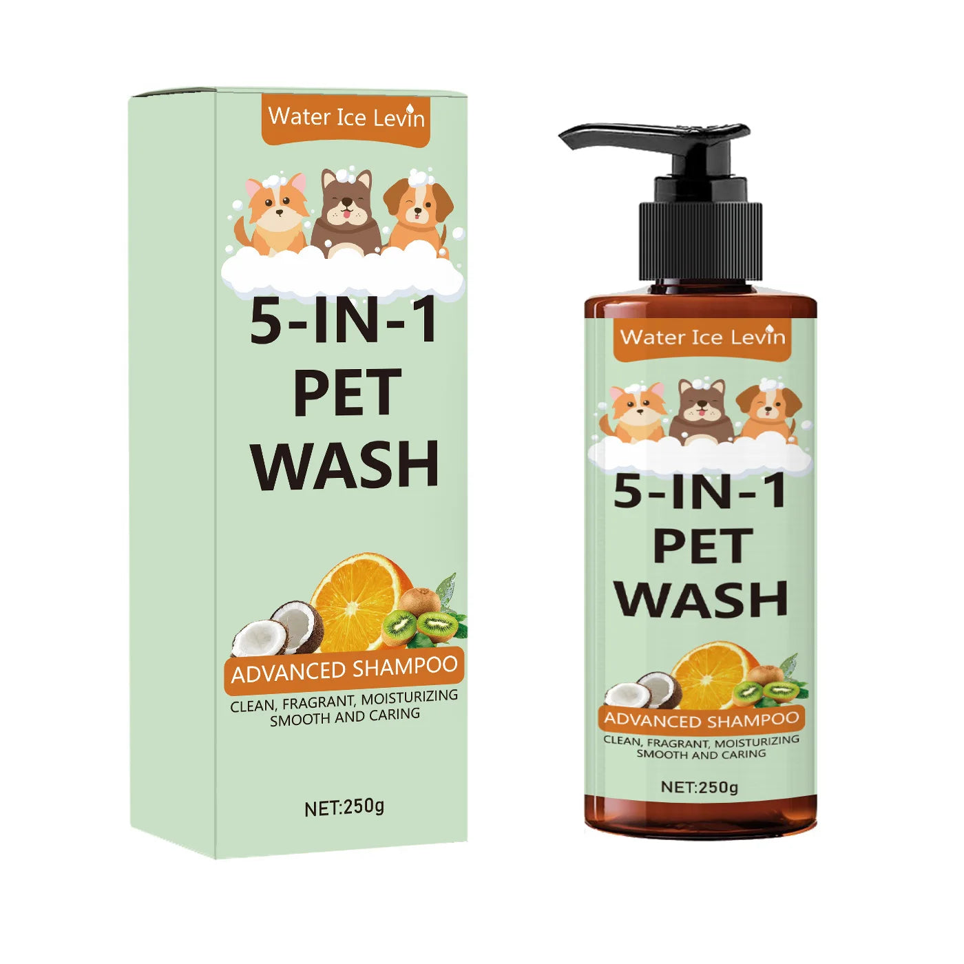 Coconut Pet Shampoo 5-in-1 – Dog & Cat Care