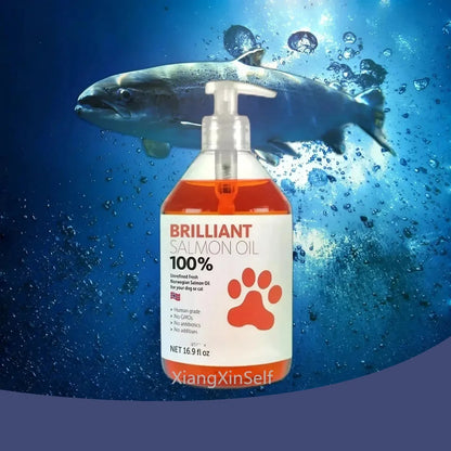 500ml Salmon Oil for Pets – Skin & Coat Support